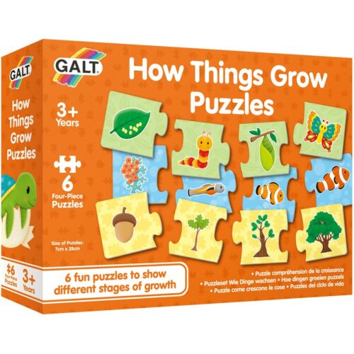 PUZZLES 動植物成長排序拼圖 (3y+)